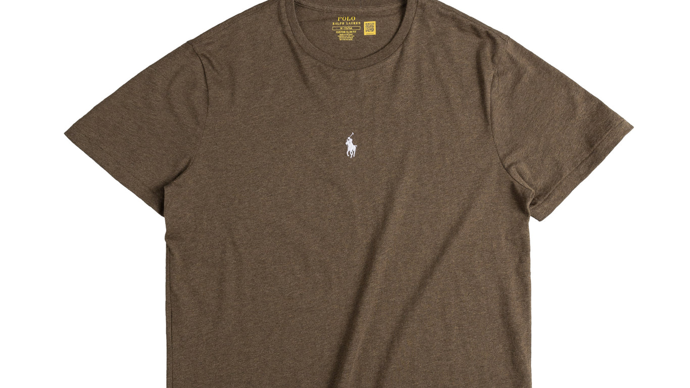 Brown ralph lauren polo sales shirt