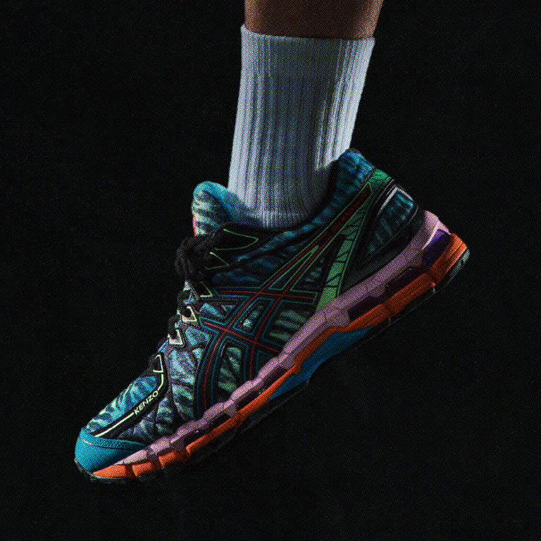 Asics x KENZO GEL-Kayano 20 onfeet