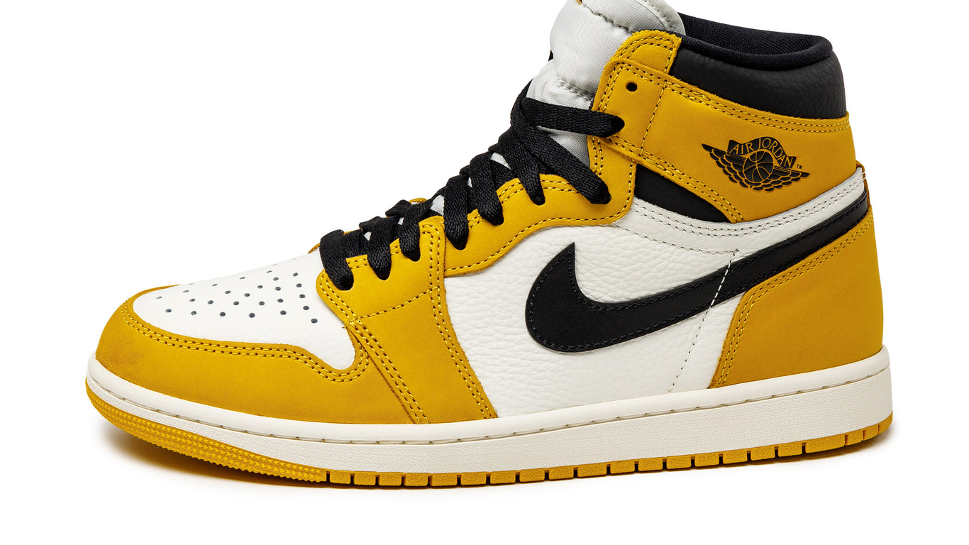 jordans black yellow