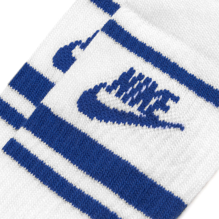 Nike Everyday Essential Crew Socks 3 Pack - S / White / Game Royal / Game Royal - 2
