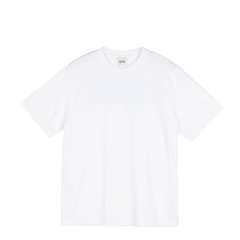 Arte Antwerp Faded Back Print T-Shirt - M / White - 2