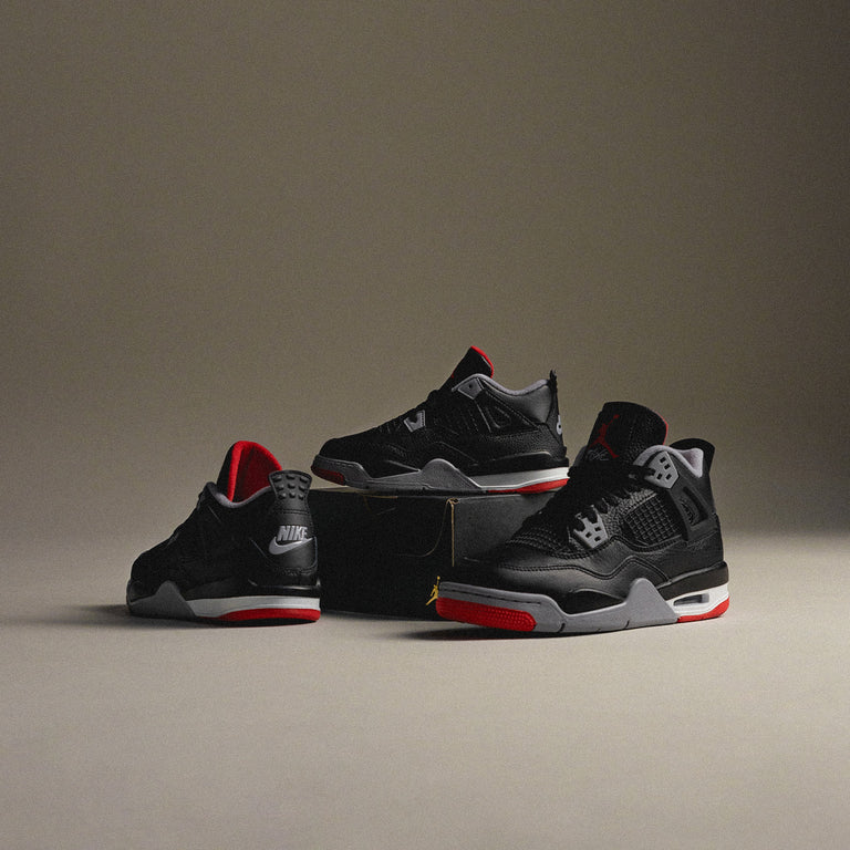 Nike Air Jordan 4 Retro *Bred Reimagined* *GS* onfeet