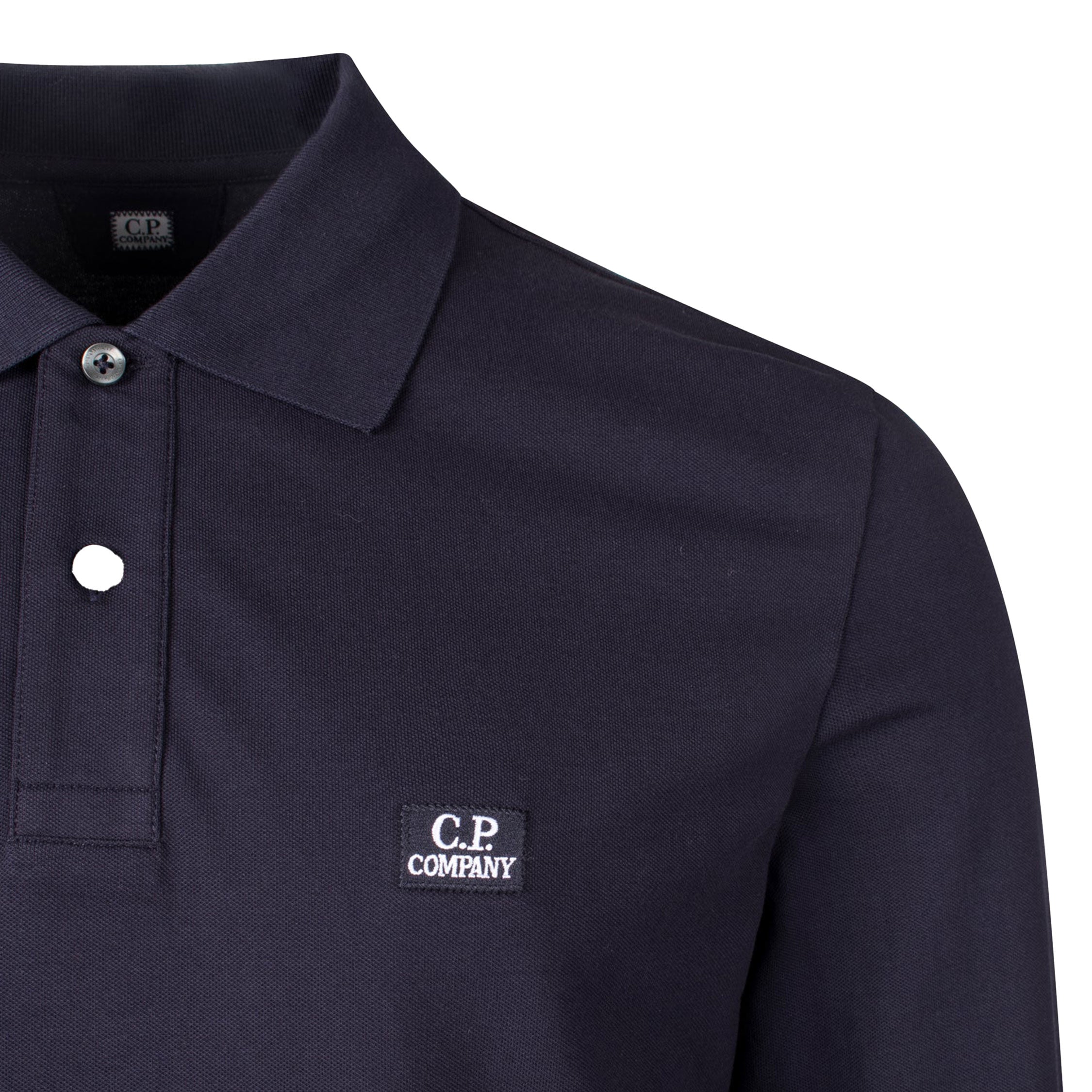 C.P. Company Stretch Piquet Long Sleeve Half Zip Polo » jetzt
