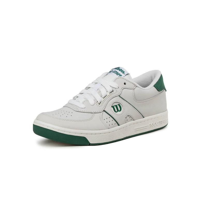 Wilson Pro Staff 87 Nubuck - 48 / White / White / Evergreen - 2
