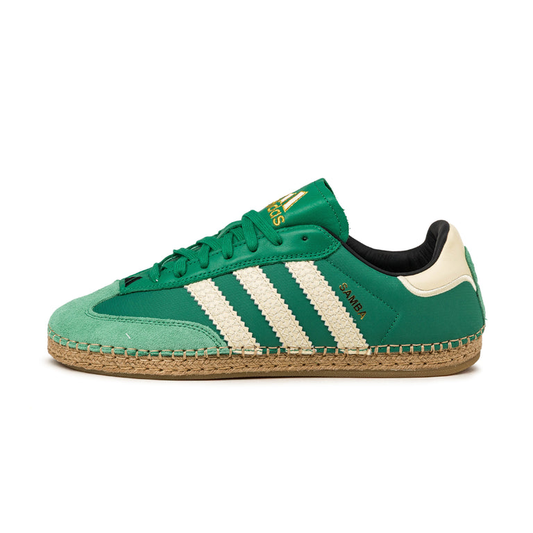 Adidas x CLOT by Edison Chen Samba Espadrille - 37 1/3 / Court Green / Warm Vanilla / Core Black - 1