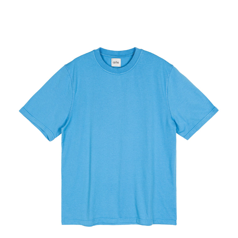 Arte Antwerp Blurry Back Print T-Shirt - XL / Blue - 2