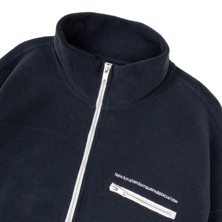 New Amsterdam Surf Association Fleece Half Zip Pullover (Night) - M / Night - 3