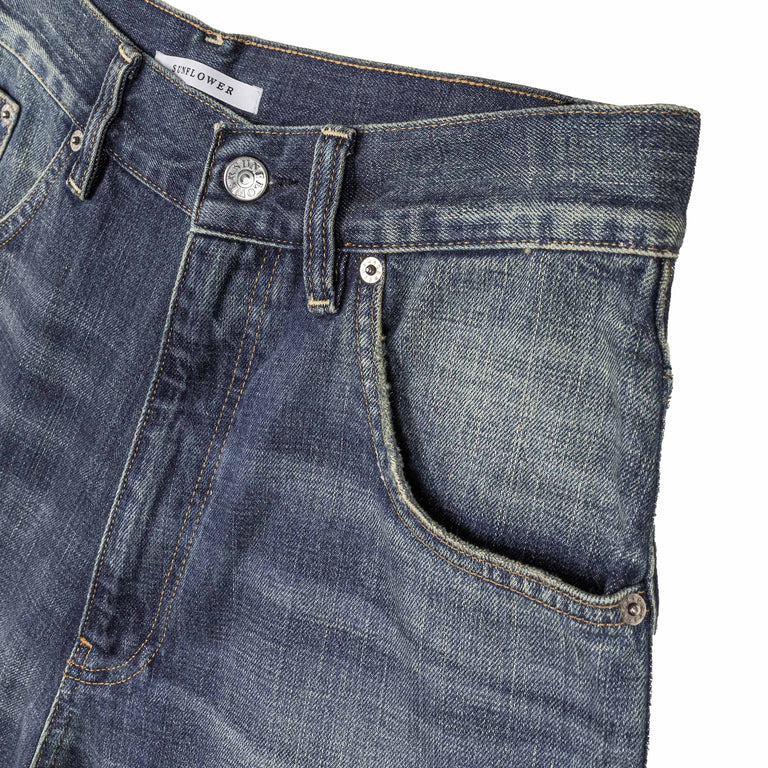 Sunflower Super Wide Jeans - 34 / Deep Vintage - 4
