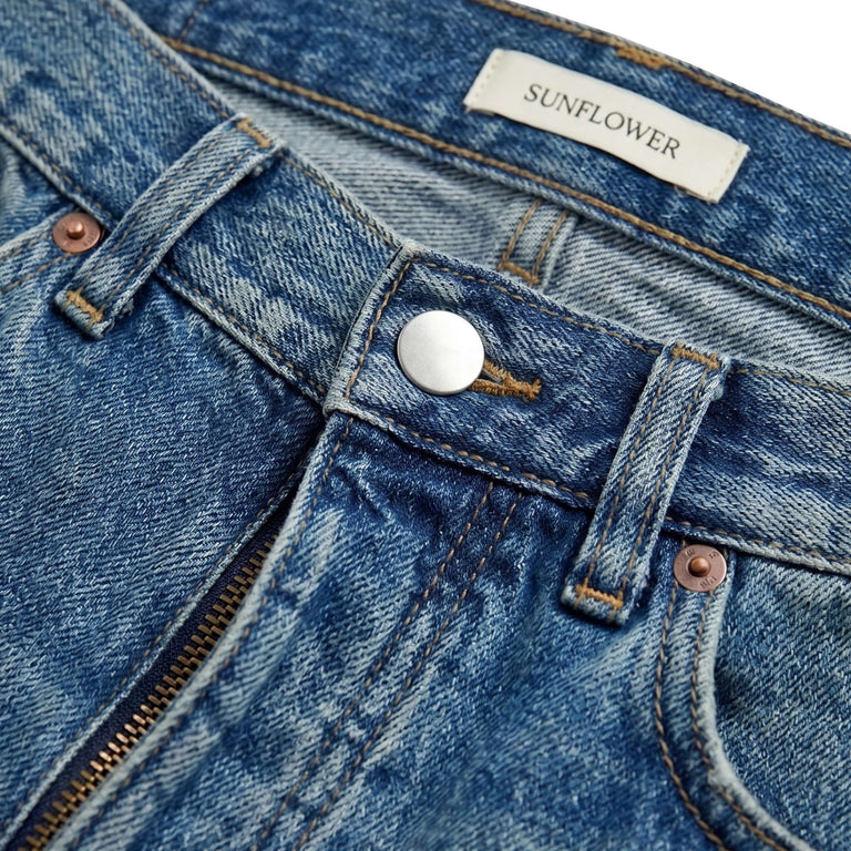 Sunflower Loose Jeans - 29 / Dark Blue Vintage - 3