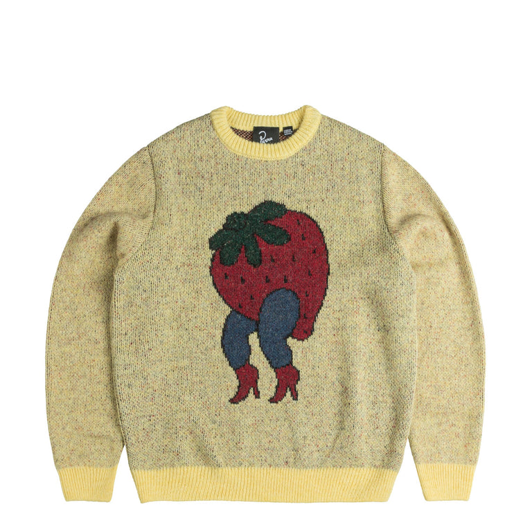 By Parra Stupid Strawberry Knitted Pullover