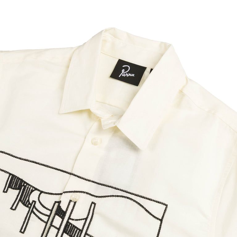 By Parra The Dunes Short Sleeve Shirt (Off White)