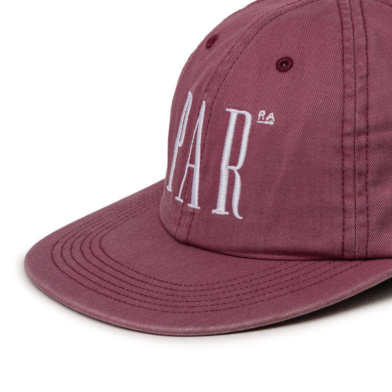 By Parra Store Logo 6 Panel Hat (Berry)