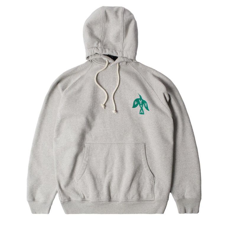By Parra Crow Logo Hooded Sweatshirt - XXL / Heather Grey
