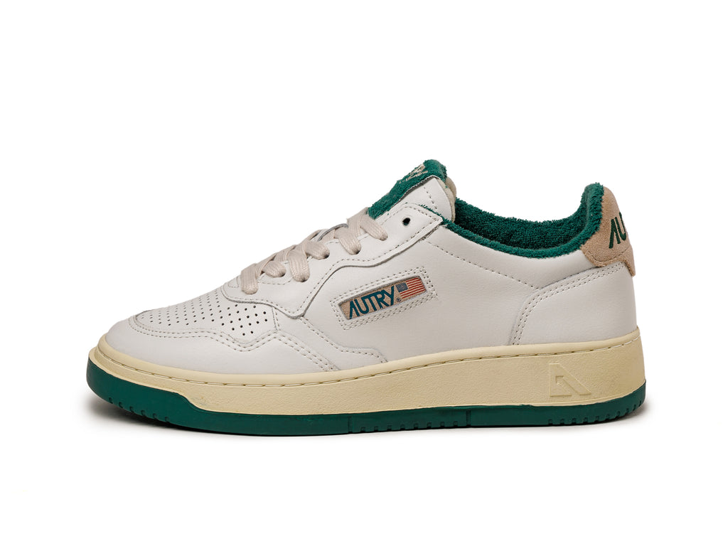 スニーカー AUTRY SS25 \"MEDALIST LOW\" WOMAN SNEAKERS (AULW VD01 VIRGIN) Autry Medalist Low Sneakers In White Leather