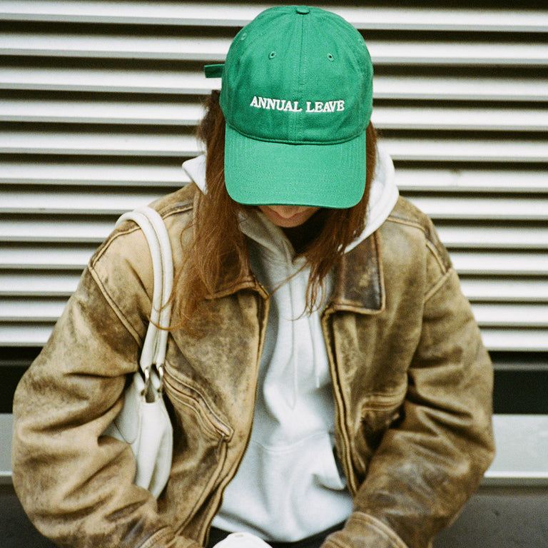 Asphaltgold x IDEA Annual Leave Cap onfeet