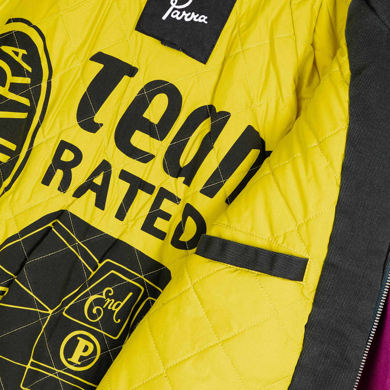 By Parra Owl Meets Rat Racing Jacket - XXL / Purple Pink - 7