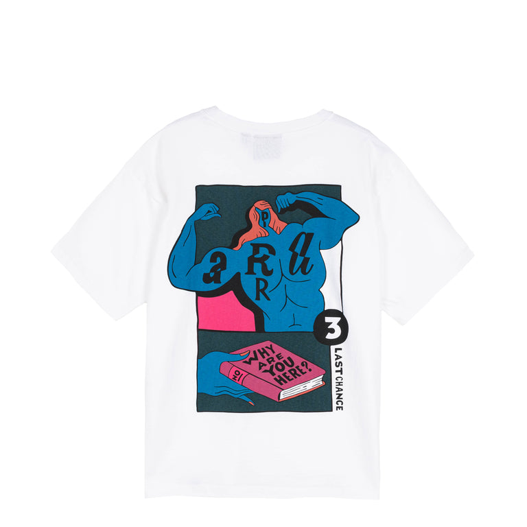By Parra Why Are You Here T-Shirt - M / White
