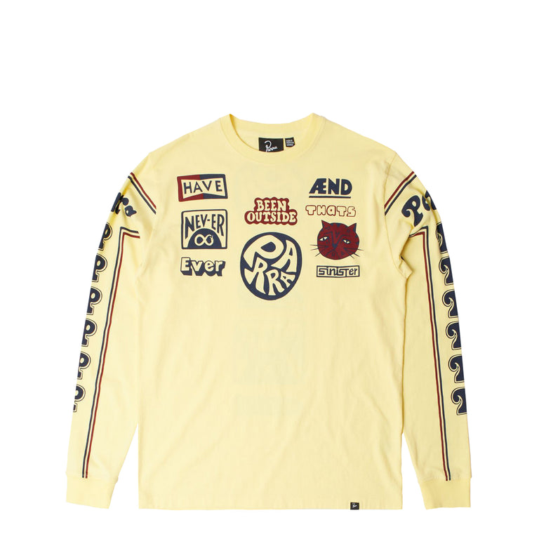 By Parra Never Sinister Long Sleeve T-Shirt - XXL / Yellow
