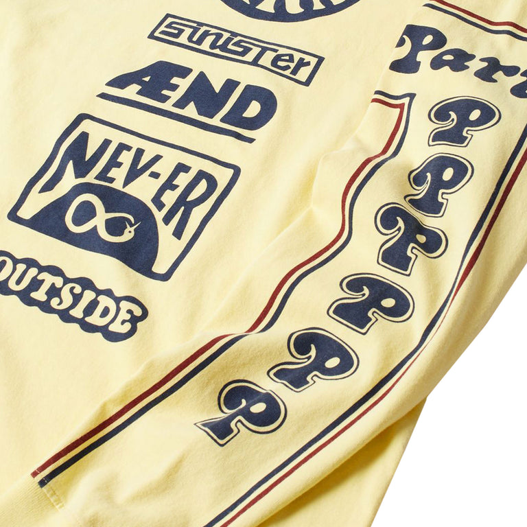 By Parra Never Sinister Long Sleeve T-Shirt - XXL / Yellow - 4
