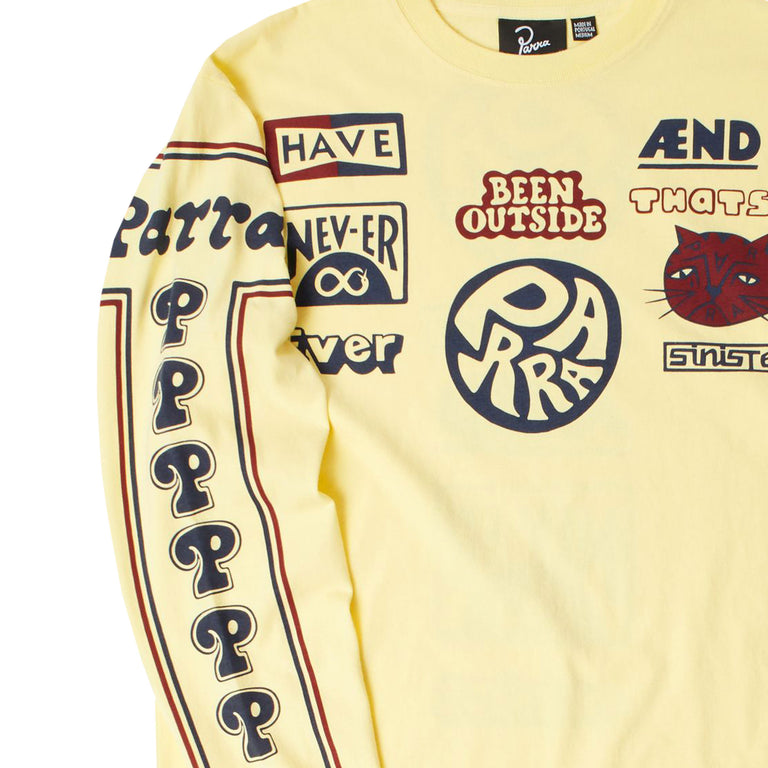 By Parra Never Sinister Long Sleeve T-Shirt - XXL / Yellow - 5