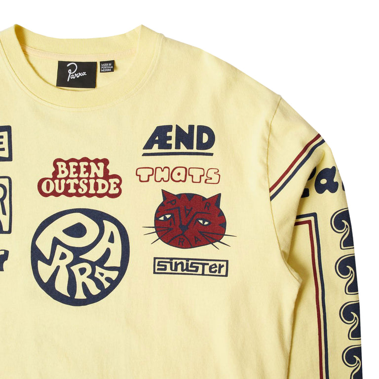 By Parra Never Sinister Long Sleeve T-Shirt - XXL / Yellow - 6