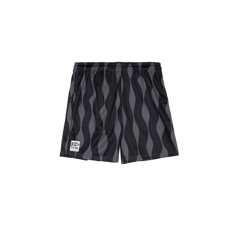 By Parra Waved Mesh Shorts - XL / Black
