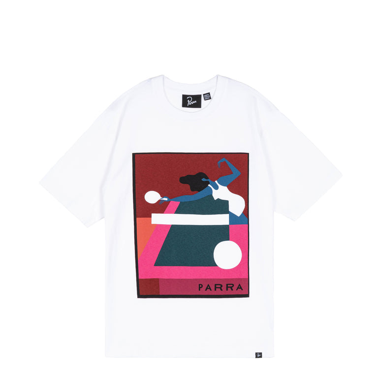 By Parra Ping Ponged T-Shirt - S / White

