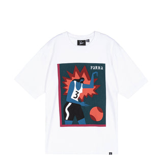 By Parra Baseketball T-Shirt - S / White