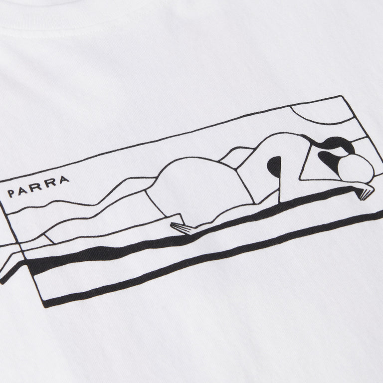 By Parra Vertical Thoughts T-Shirt - XXL / White - 4