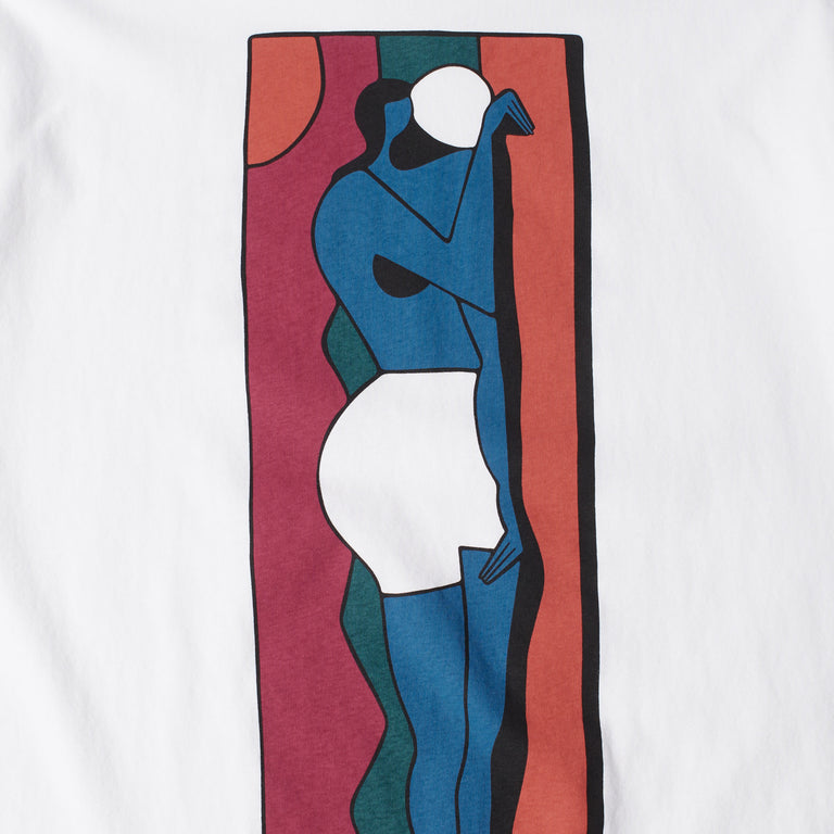By Parra Vertical Thoughts T-Shirt - XXL / White - 5
