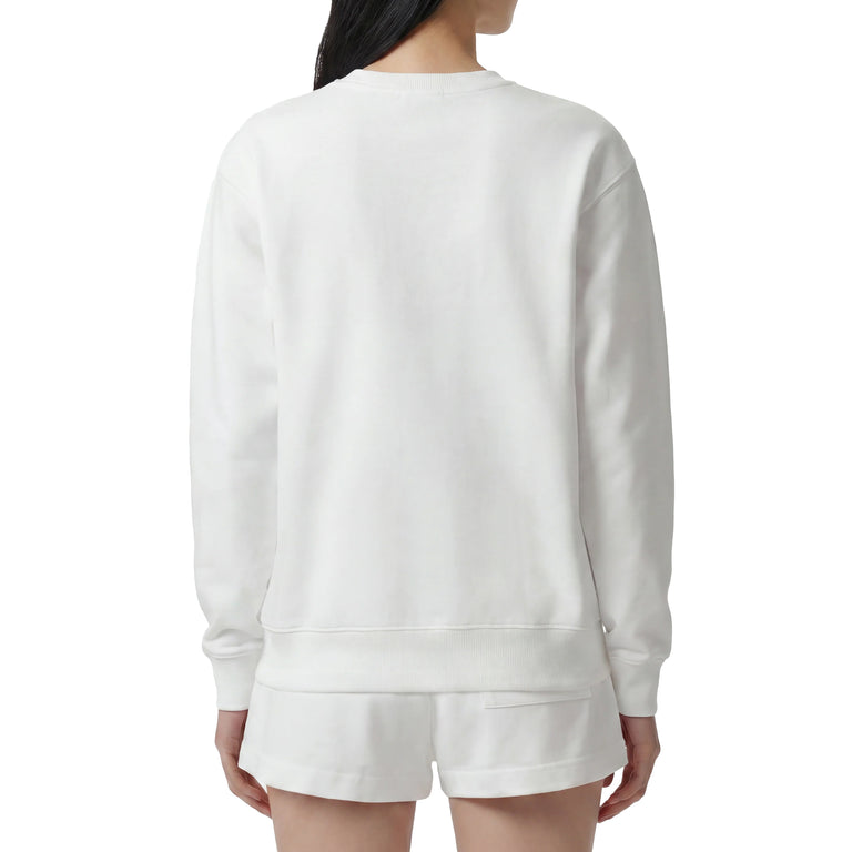 Sporty & Rich Jadore Flocked Crewneck - S / White - 3