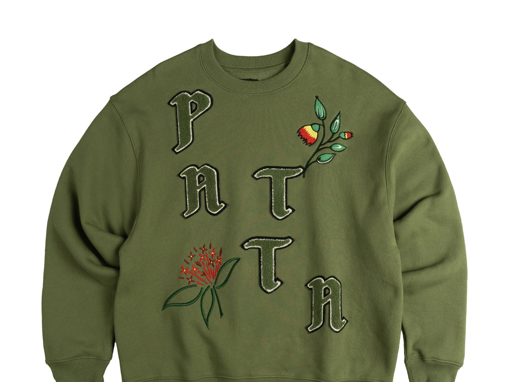 ★STONE★wappen patch sweatshirt GREEN★ 55ab01fb6d7182a7ed611778f2267d