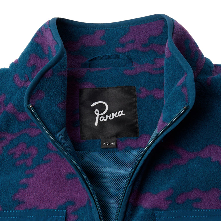 By Parra Purple Darwin Camo Fleece - M / Blue - 4