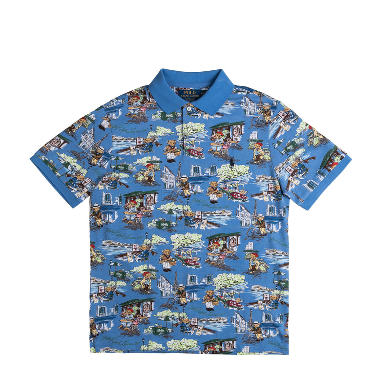 Polo Ralph Lauren Custom Polo Bear Mesh Polo Shirt