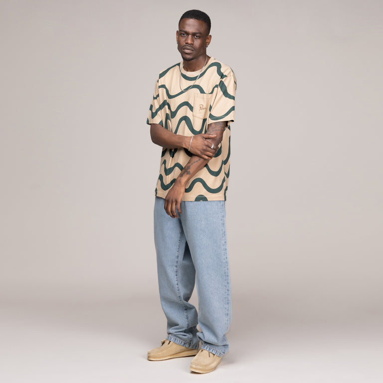 By Parra Sound Waved T-Shirt (Tan)
