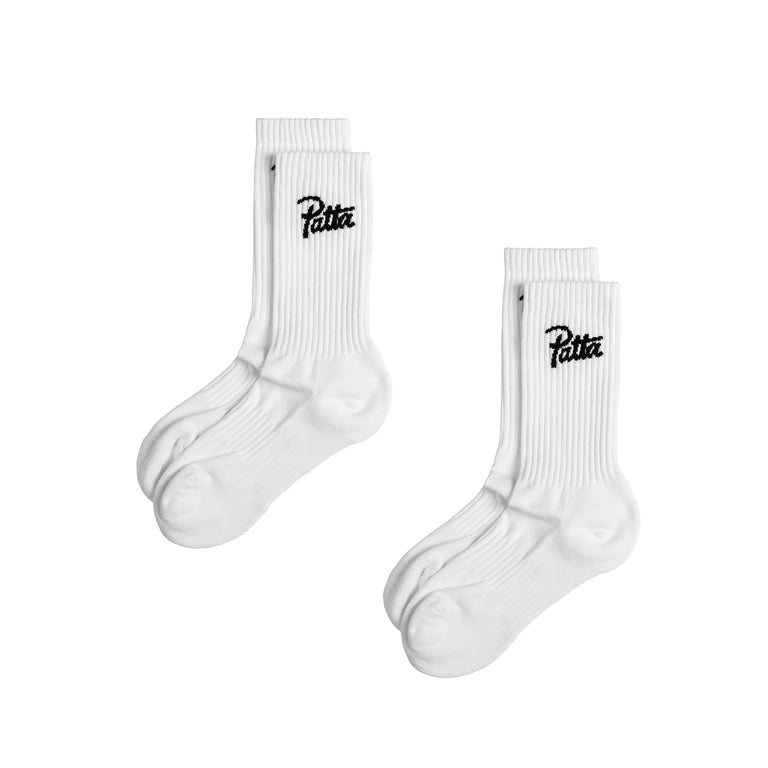 Patta Tie Dye Script Logo Sport Socks
