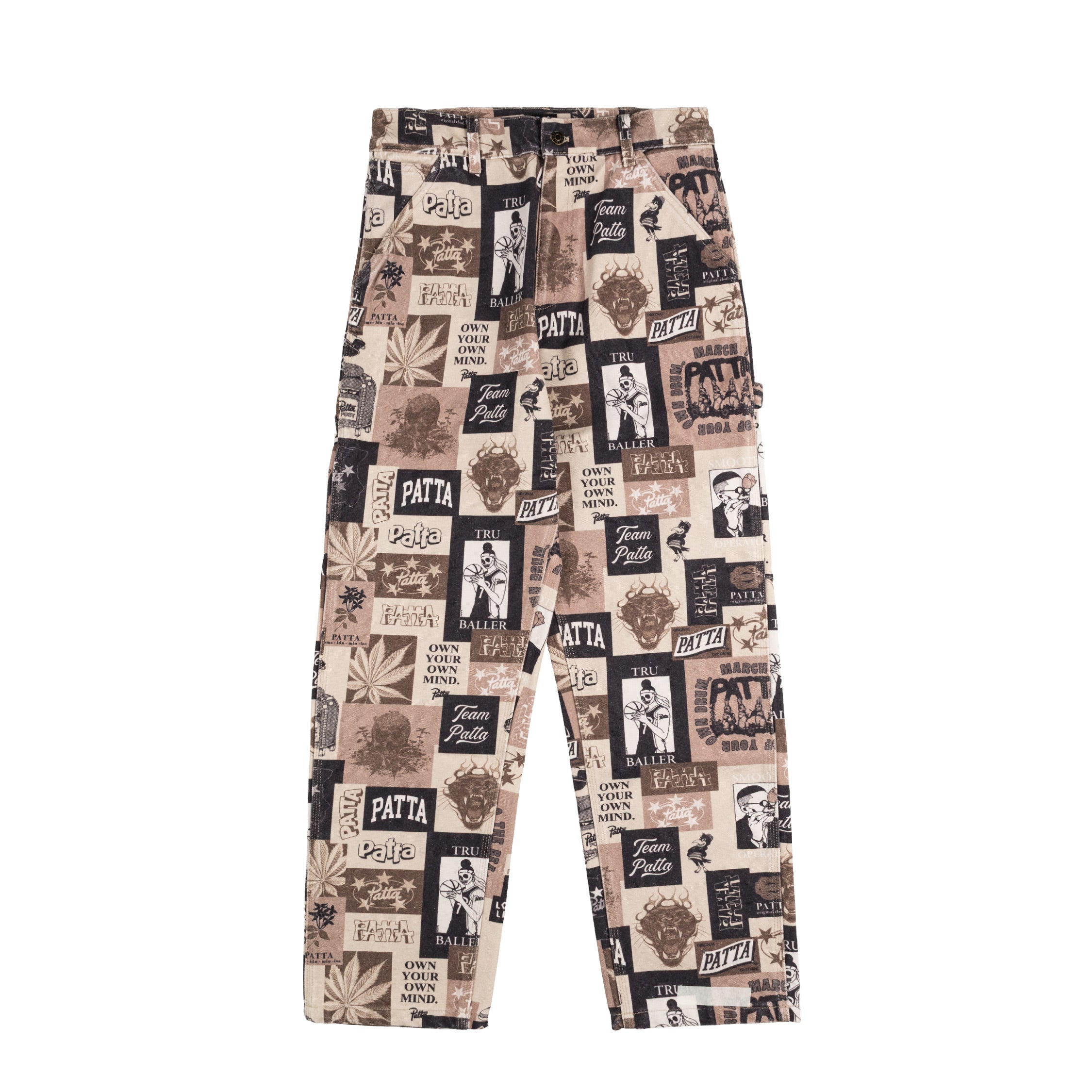 Patta Leaves Laser Printed Denim Jeans | Apparel » Buy