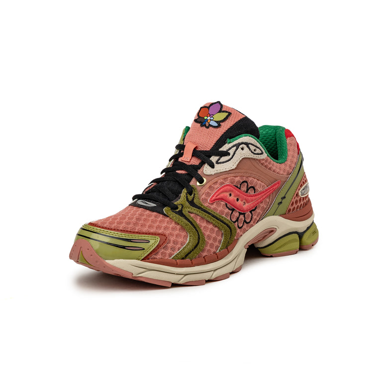 Saucony x Jae Tips Pro Grid Triumph 4 - 42 / Peach / Leaf - 2
