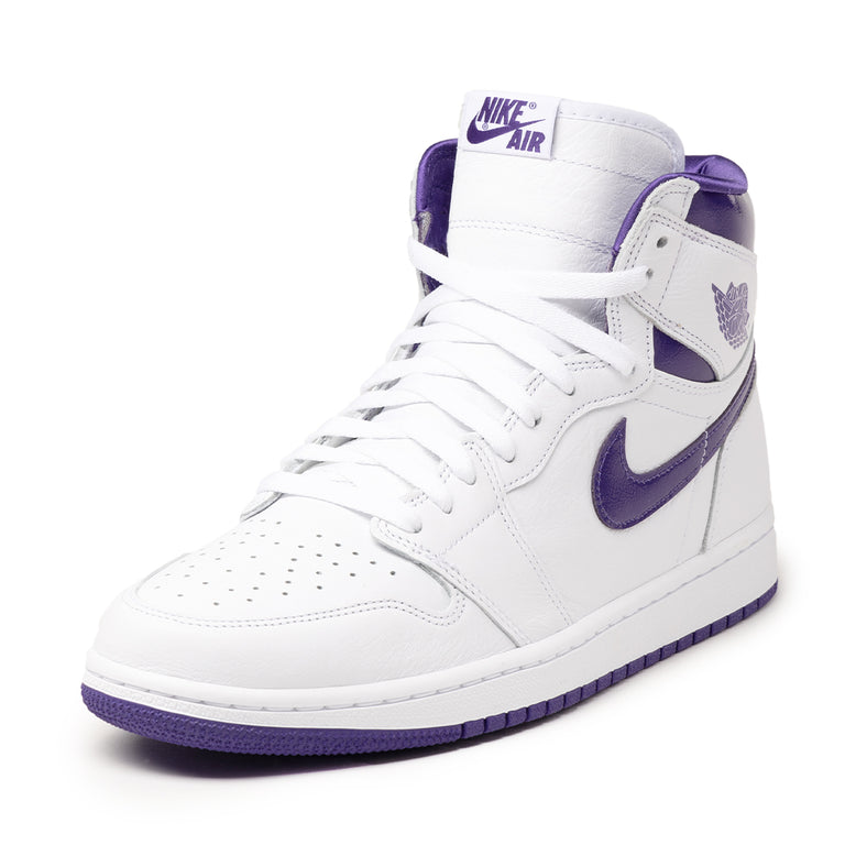 Nike Wmns Air Jordan 1 High OG *Court Purple* - 35.5 / White / Court Purple - 2