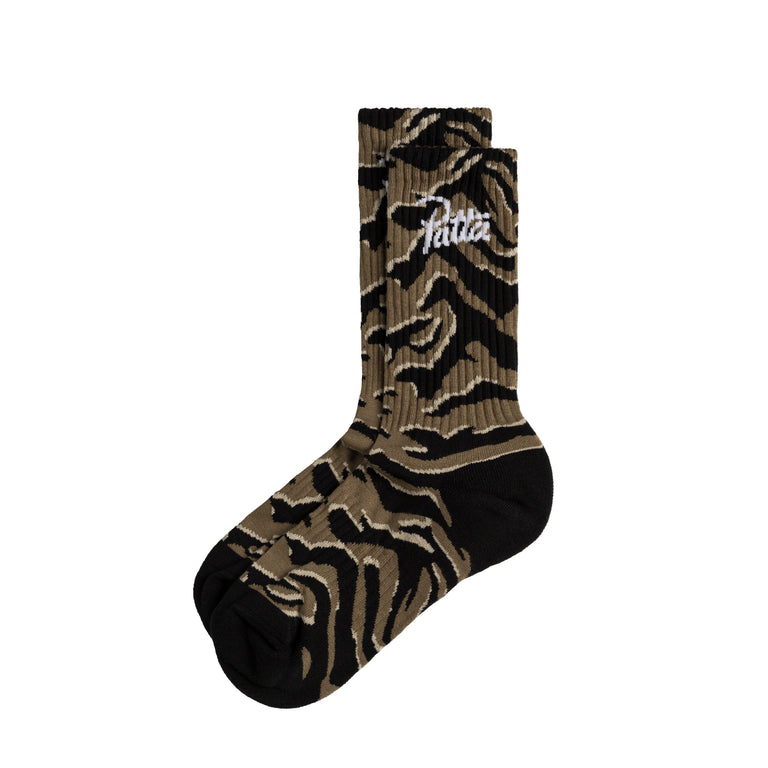 Patta Tiger Stripe Script Logo Sport Socks