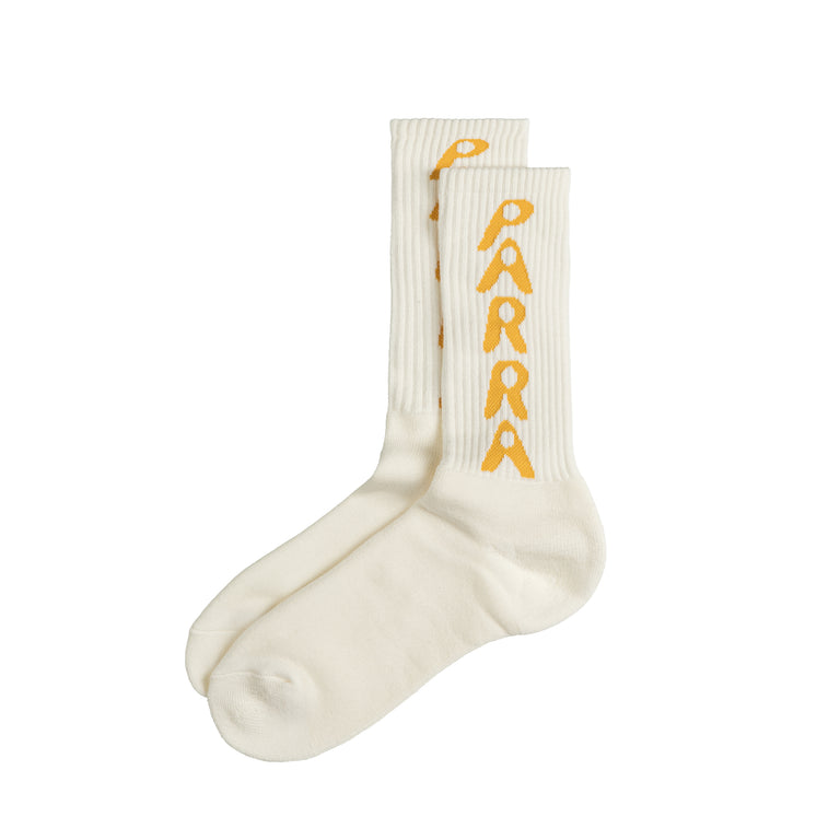 By Parra Hole Logo Crew Socks
