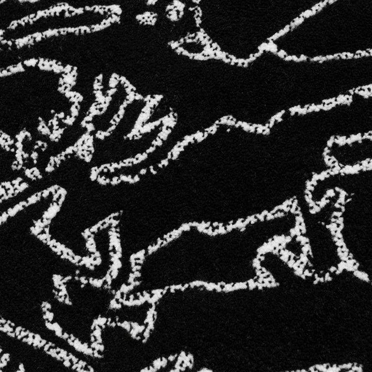 Maharishi x Jean-Michel Basquiat Chalk Crown Rug