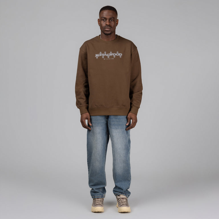 Metalwood Diamonds Crewneck Sweatshirt