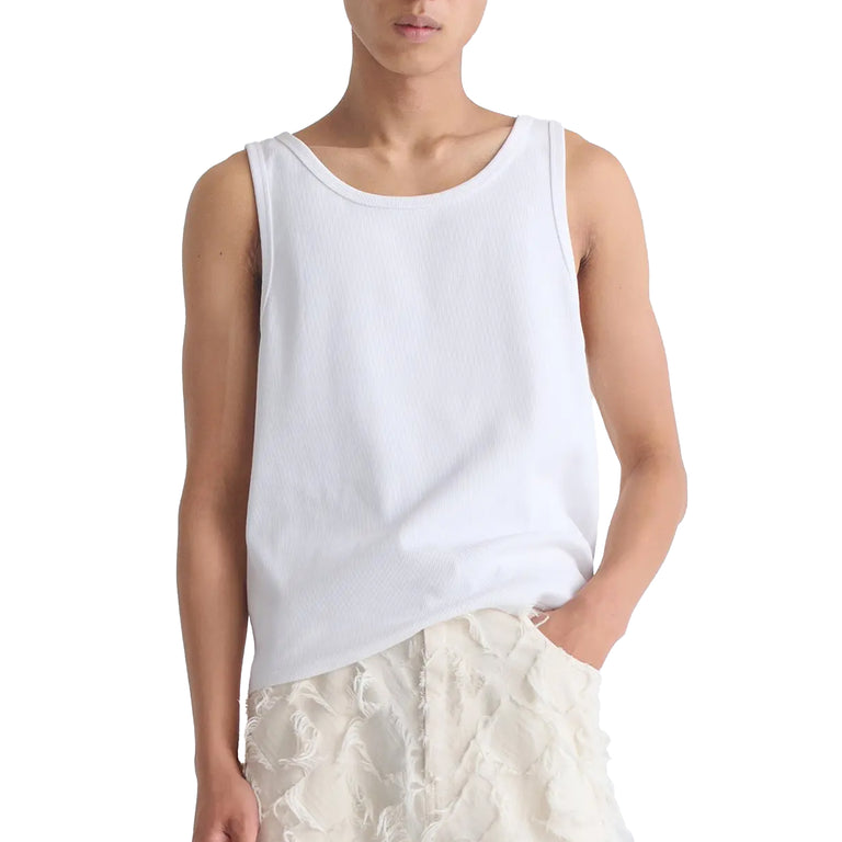 Sefr Cyril Tank Top - M / Organic White Cotton - 3