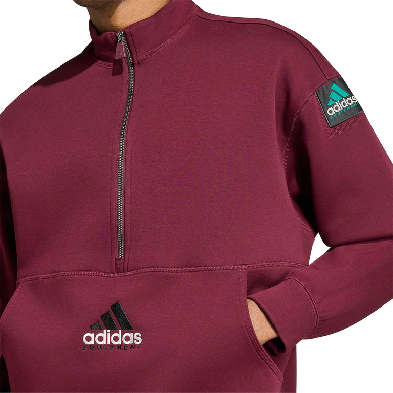 Adidas	Equipment Spacer Half-Zip - L / Maroon - 4