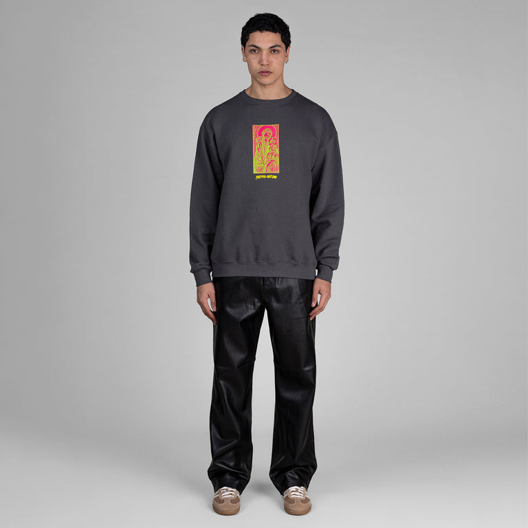 Fucking Awesome Hate The Pain Away Crewneck