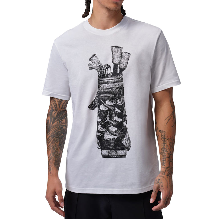 Nike	Jordan *Golf* Dri-Fit T-Shirt - XXL / White / Black - 2