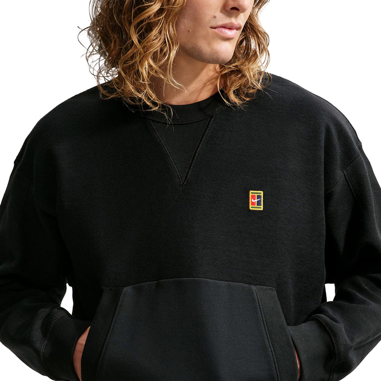Nike	Club Rules French Terry Crewneck - XXL / Black / Sail - 5
