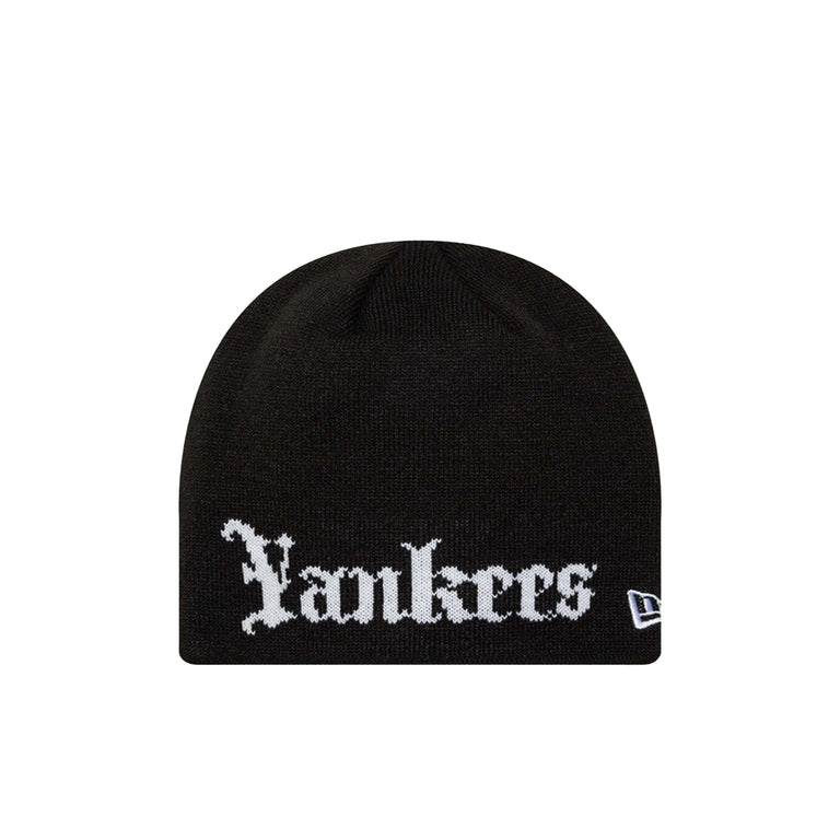 New Era New York Yankees Wordmark Knit Skully - 2