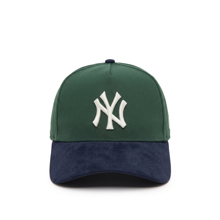 New Era MLB New York Yankees Suede Visor E-Frame Cap - 1
